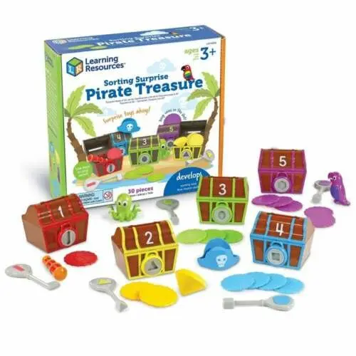 TESORO PIRATA SORPRESA PARA CLASIFICAR - Learning Resources