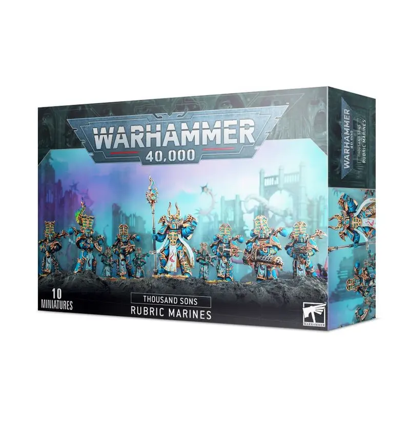 Thousand Sons Rubric Marines Warhammer 40K | 10 Miniaturas