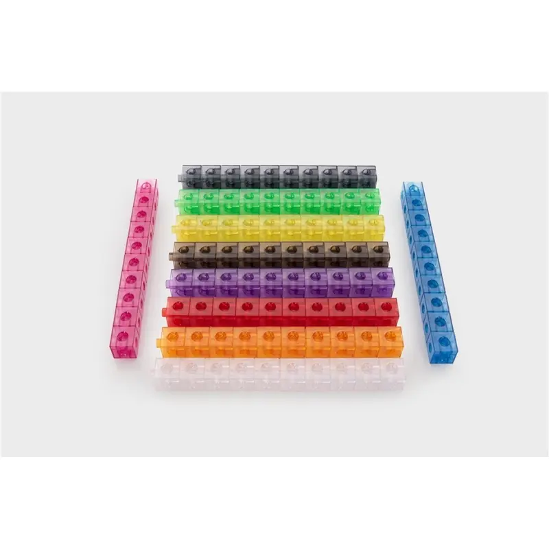 Tickit Cubos translúcidos encajables (100 piezas)