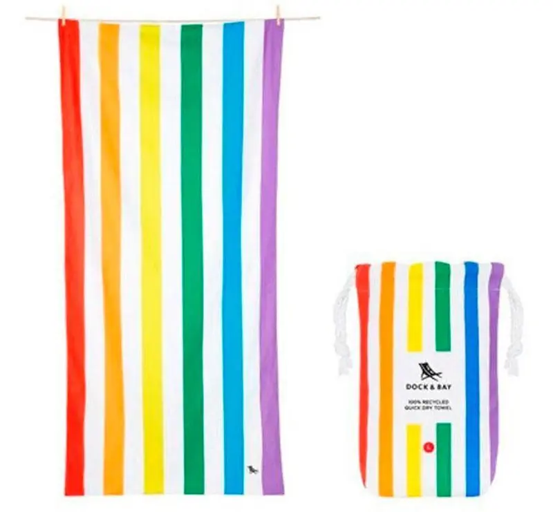 Toalla antiarena Dock and Bay RAINBOW XL