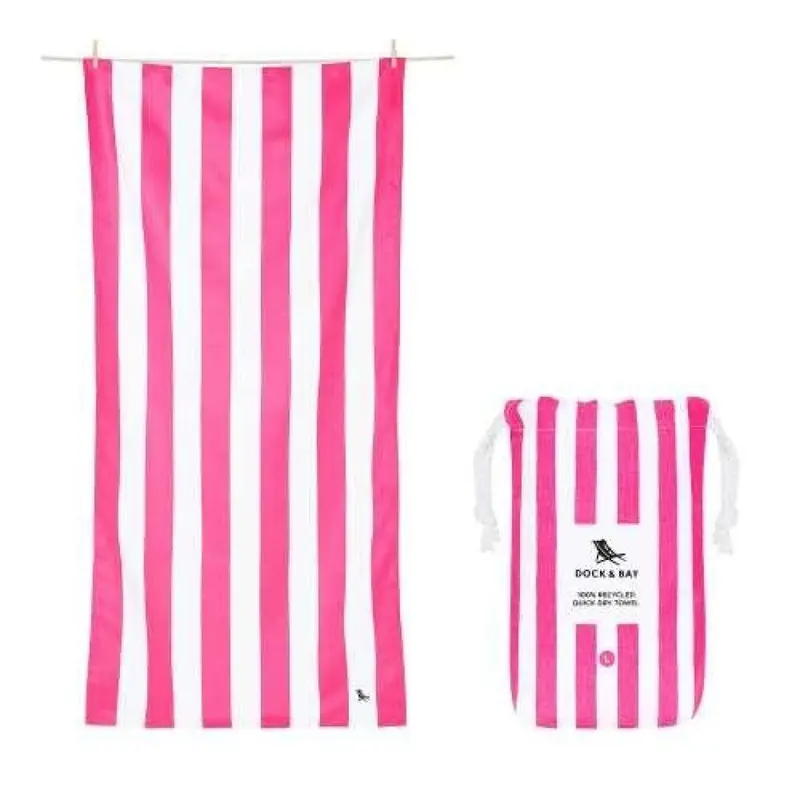 TOALLA DOCK & BAY CABANA PHI PHI FUCSIA XL (2.00x0.90)