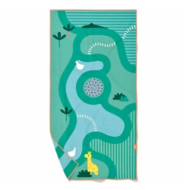 Toalla reversible microfibra Juego Safari