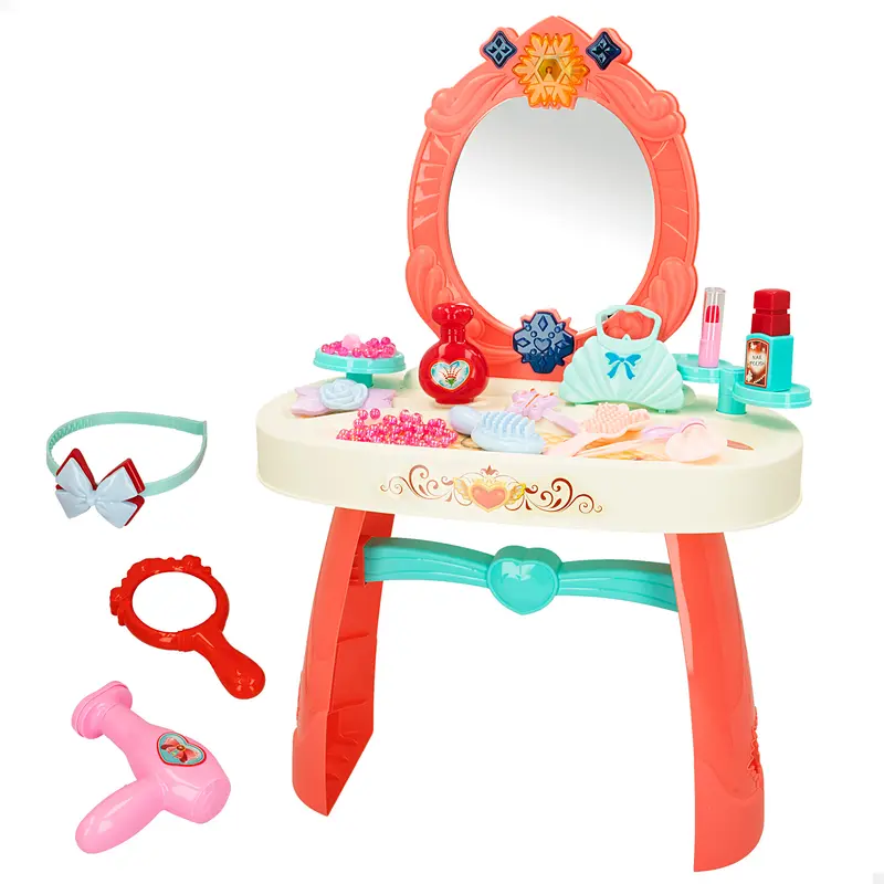 Tocador infantil con accesorios, luz y sonido Beauty Fashion Princess