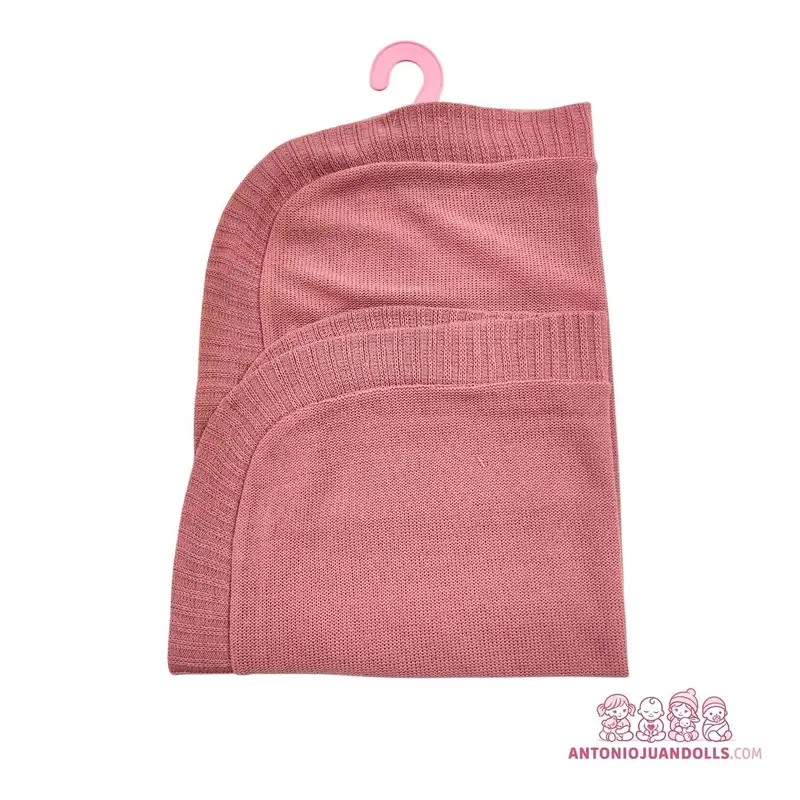 Toquilla Punto Rosa Muñecas - Tejido Tricot Elegante (91060-4)