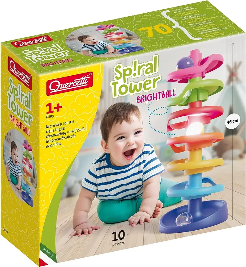 Torre de Canicas Quercetti Spiral Brightball | +1 Año