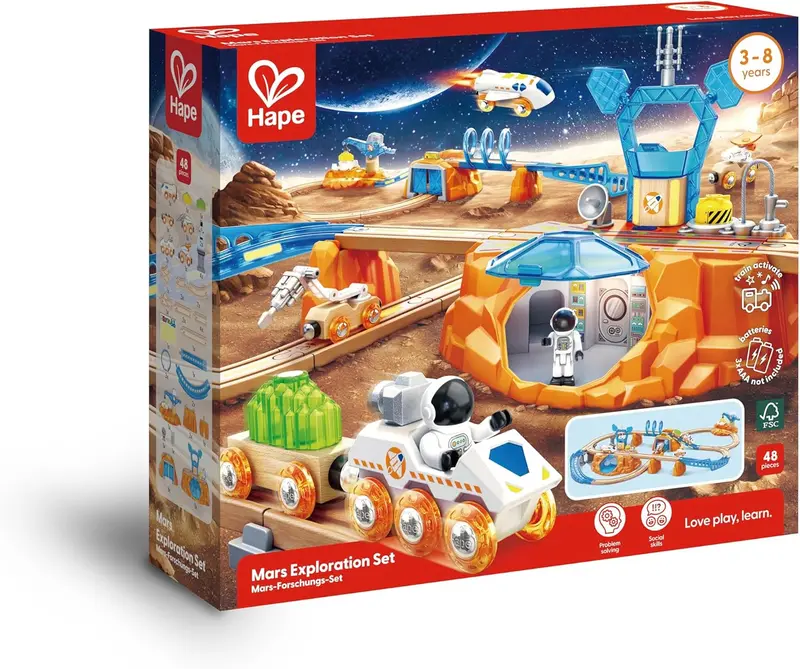 Tren Espacial Hape | Exploraciones en Marte con Luces y Sonidos 3 Años