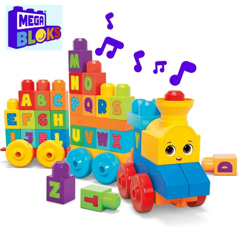 Tren musical ABC aprende las letras Mega Bloks