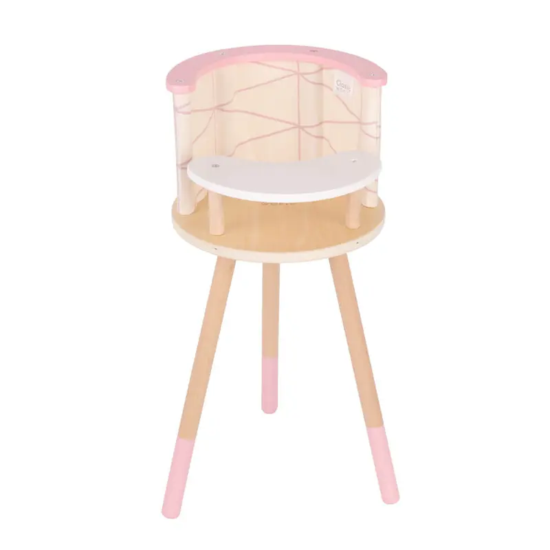 Trona de madera para muñecas