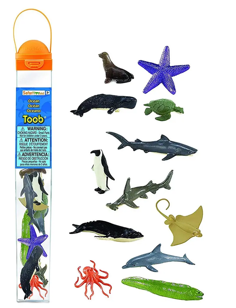 Tubo animales de oceano - safari
