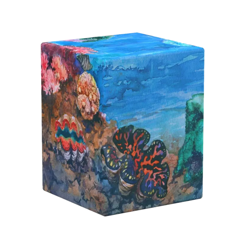 Ultimate Guard - Caja de mazo RTE Boulder 100+ Coral Places - Seablue Hush