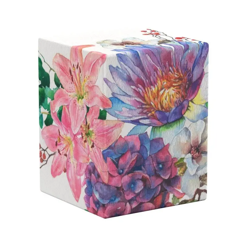 Ultimate Guard - Caja de mazo RTE Boulder 100+ - Floral Places - Lotus Bloom