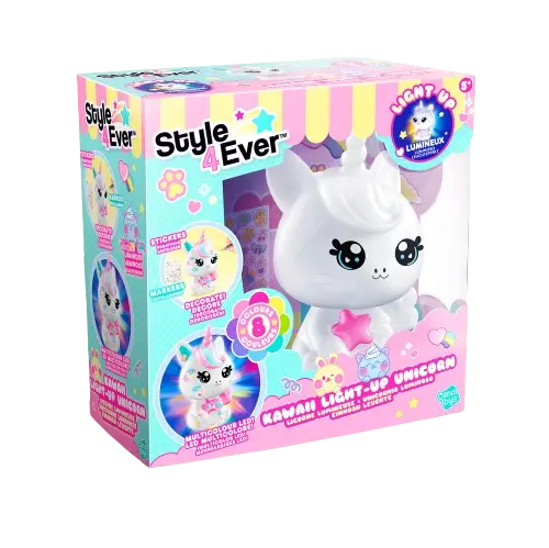 Unicornio DIY KAWAII con Luz - Style 4 Ever - OFG293
