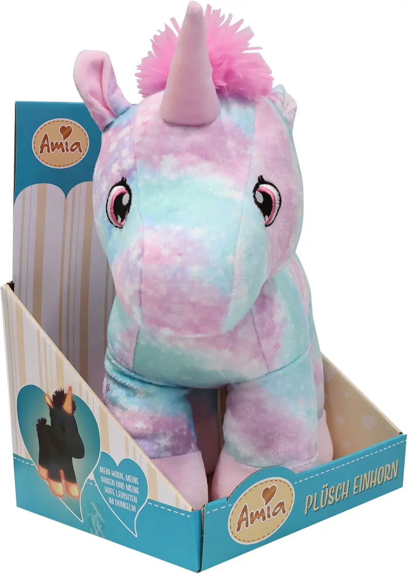 Unicornio Peluche Fosforescente - Amia 59145720
