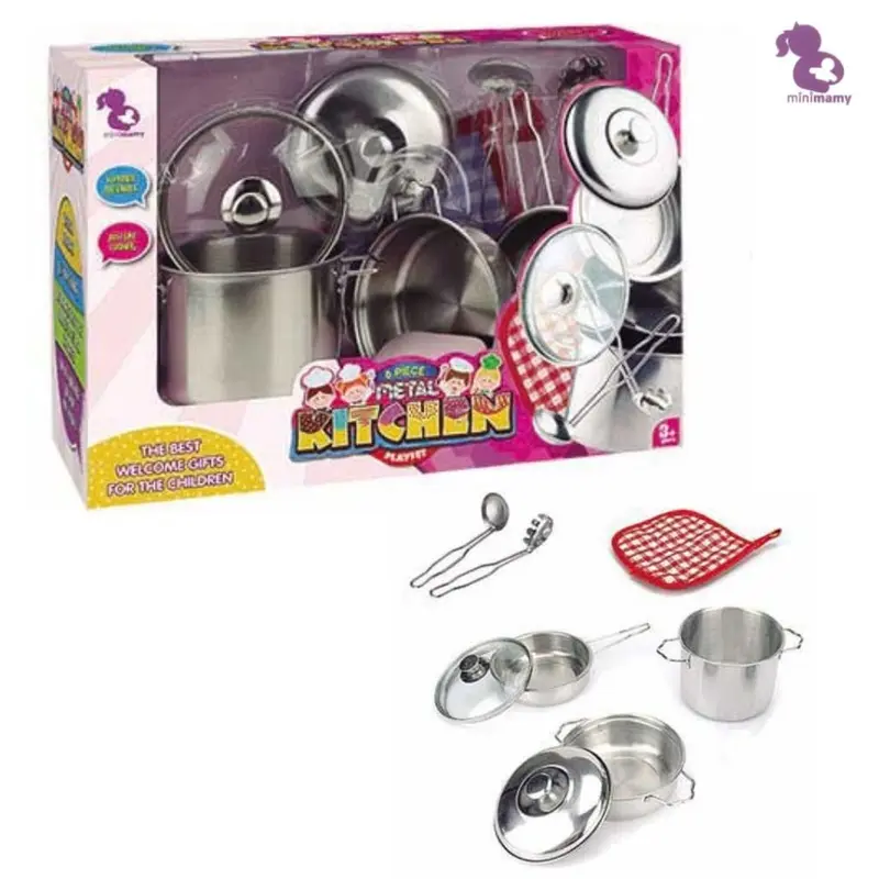 Utensilios cocinita juguete de metal