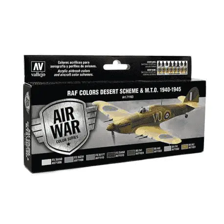 Vallejo Colores Caja WWII Raf Desert