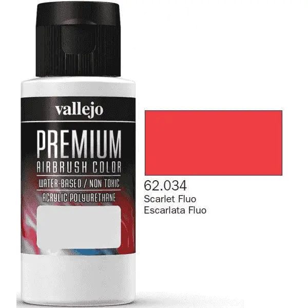 Vallejo Premium Color Scarlata Fluor