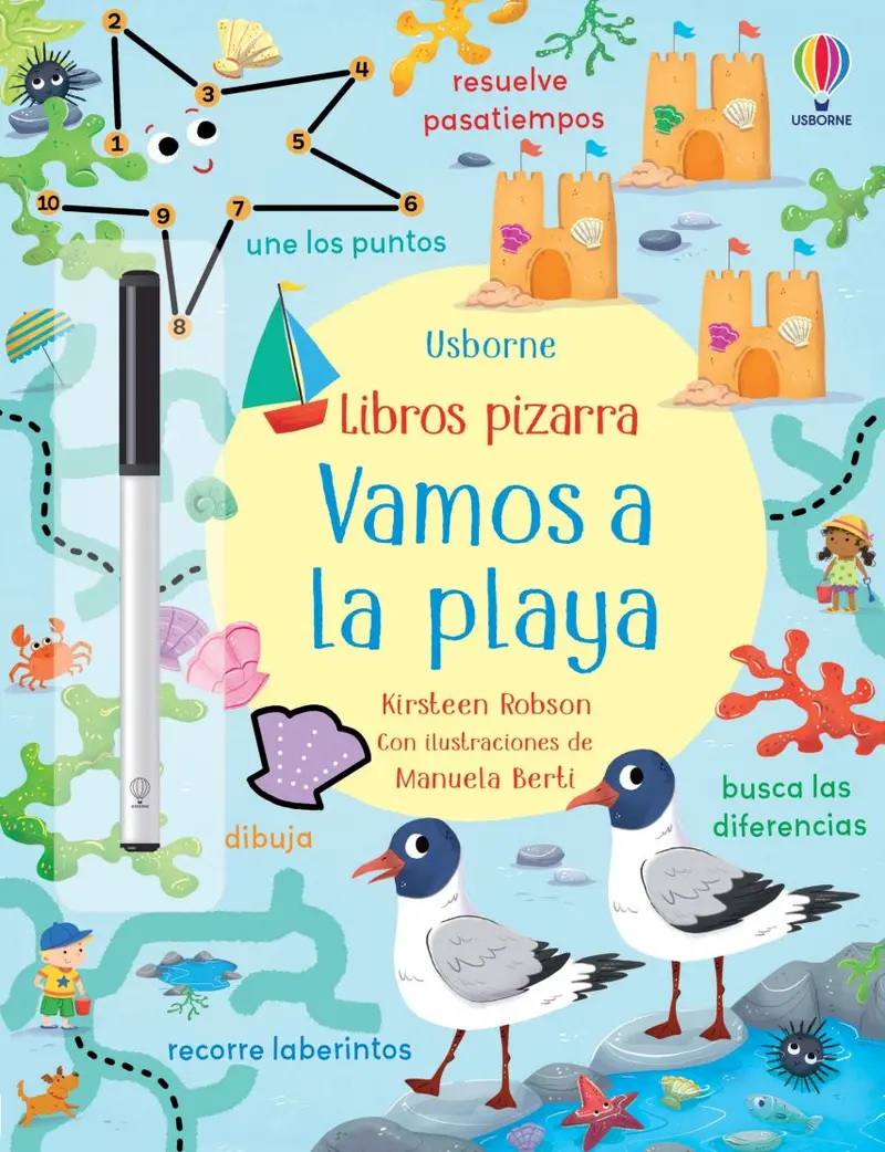 Vamos a la Playa - Libros pizarra