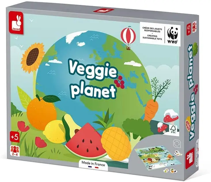 Veggie planet juego de rapidez - janod j08640