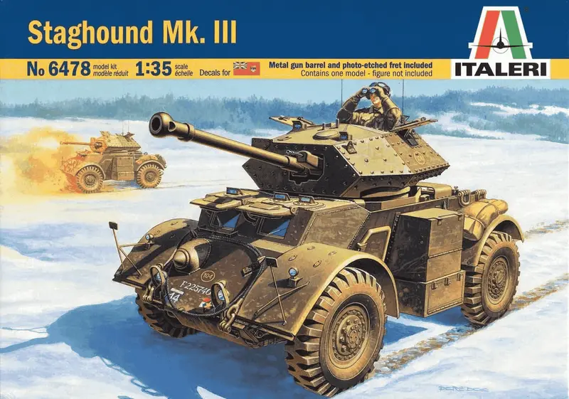VEHICULO BLINDADO STAGHOUND MK ESC.
