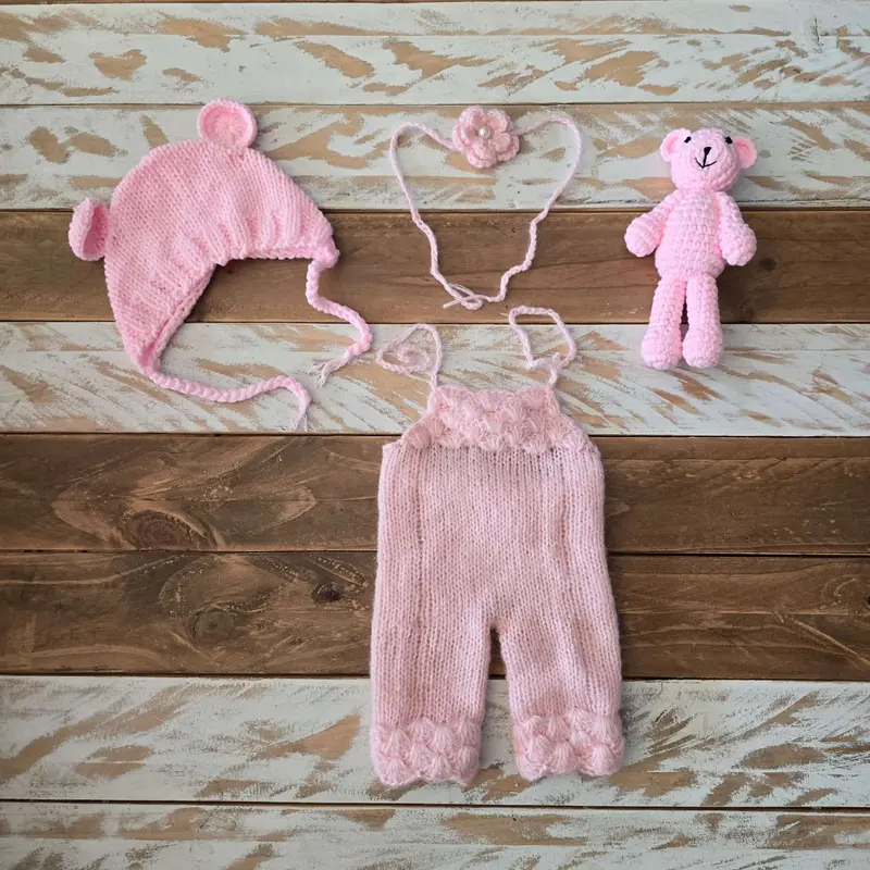 Vestido Bebe Reborn Pink Set - Vale para Muñecas de 42 a 48cmvestido bebe reborn