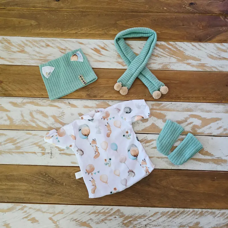 Vestido Reborn Fantasia Niña - Vale para Muñecas de 38 a 44cm