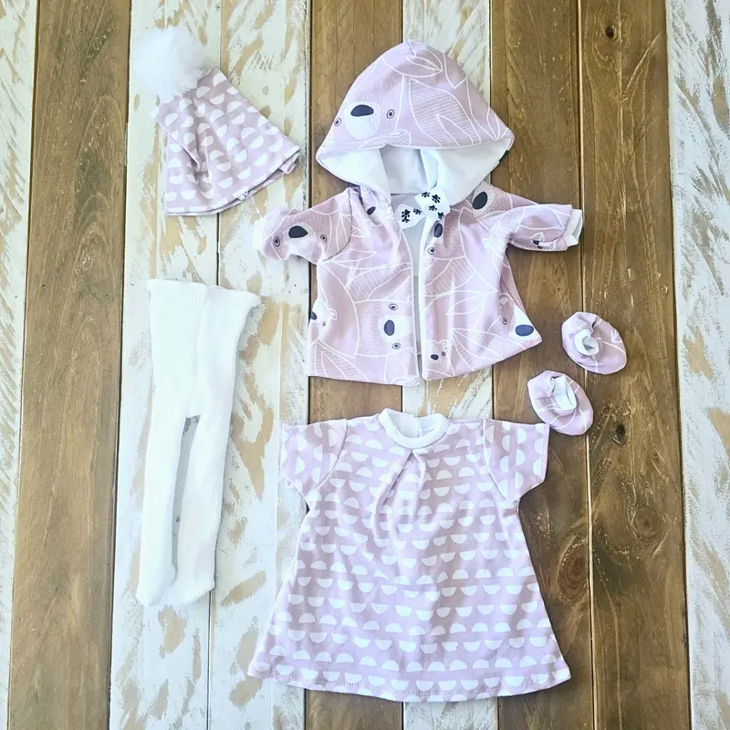 Vestido Reborn Ositos Niña - Vale para Muñecas de 42 a 48cm