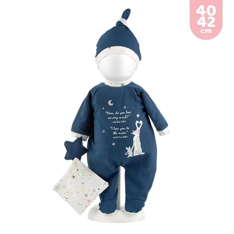 Vestido y complemento para Recién Nacido Llorens de 40-42 cm