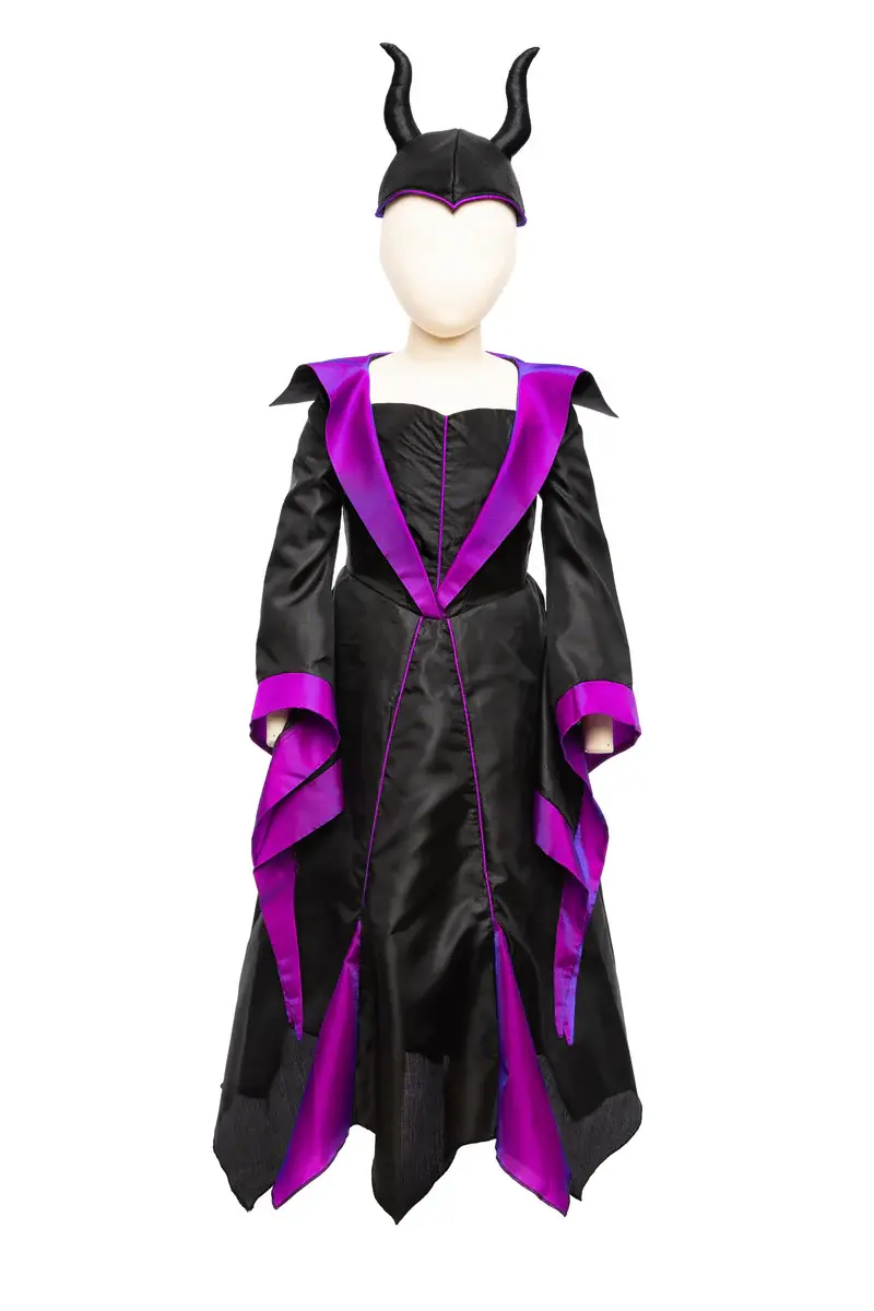 Vestido y tocado de princesa villana - Great Pretenders