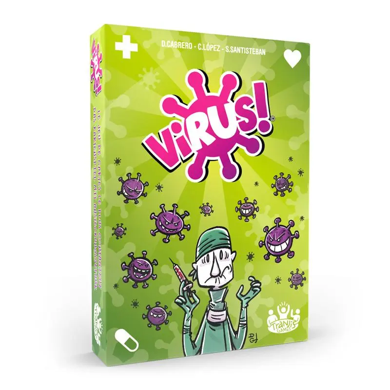 Virus! – Juego de Cartas de Estrategia para 2-6 Jugadores – Tranjis