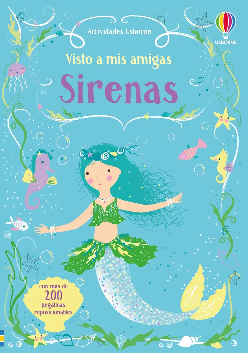 Visto a mis amigas Sirenas (Libro Pegatinas) - Usborne