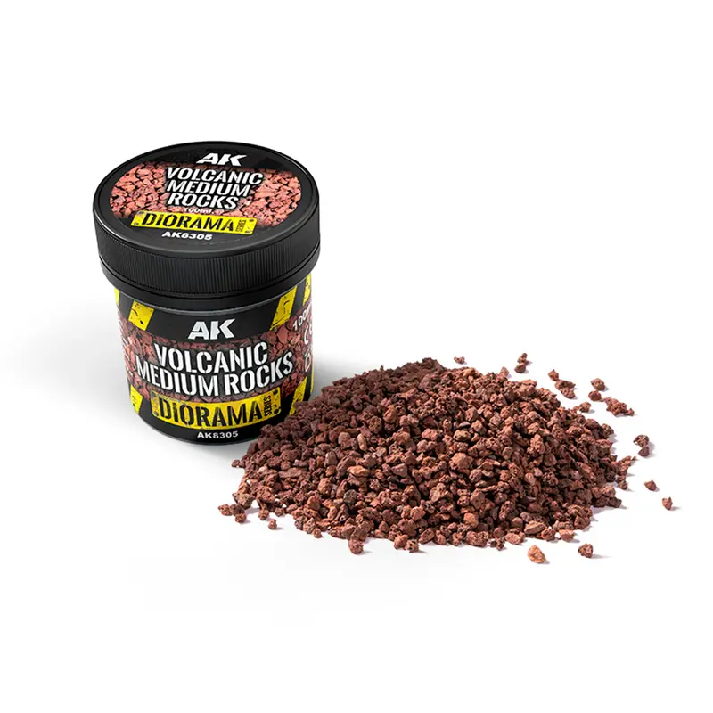 Volcanic Medium Rocks 100Ml - Dioramas - Vegetation
