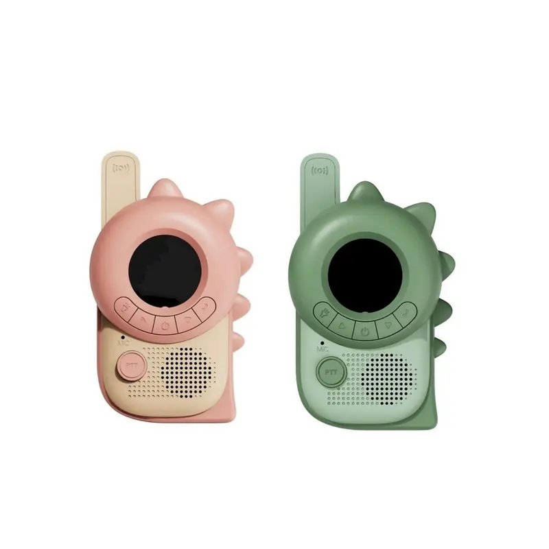 walkie talkie dino ROSA Y VERDE - the zoofamily