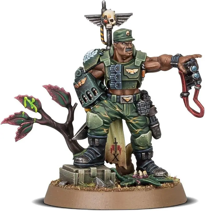 Warhammer 40k Games Workshop Astra Militarum Catachan Colonel - Limited Edition - Warhammer 29782