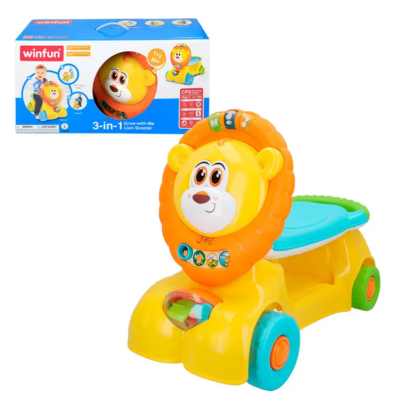 Winfun Correpasillos luces y sonidos león