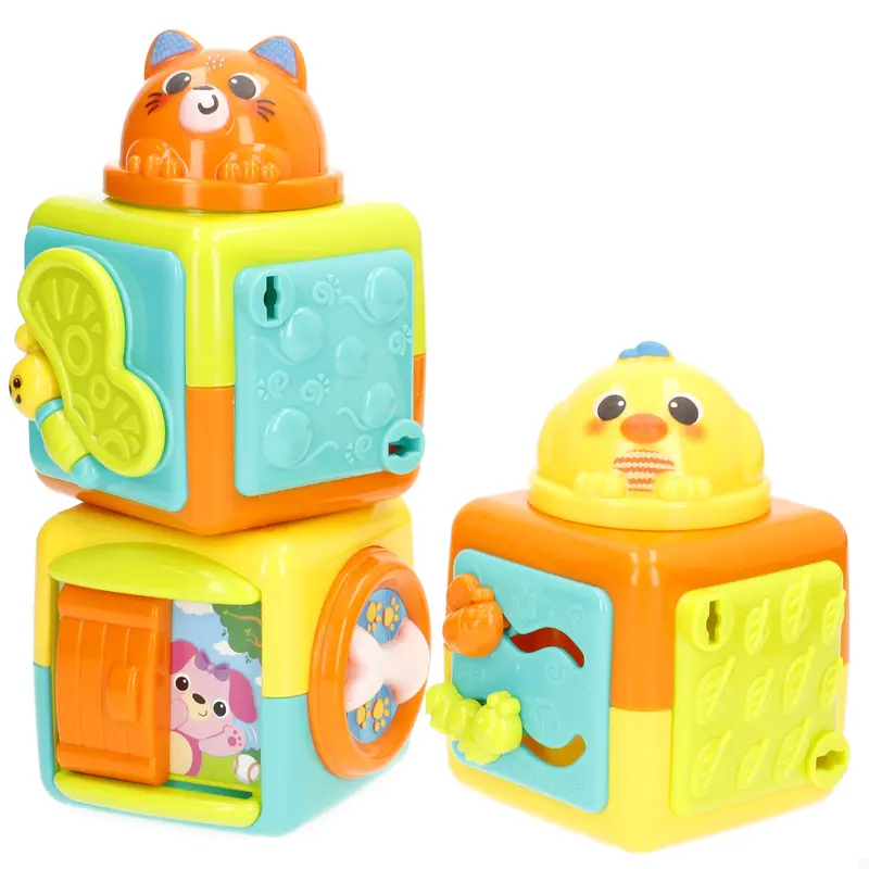 Winfun Cubos apilables de animales