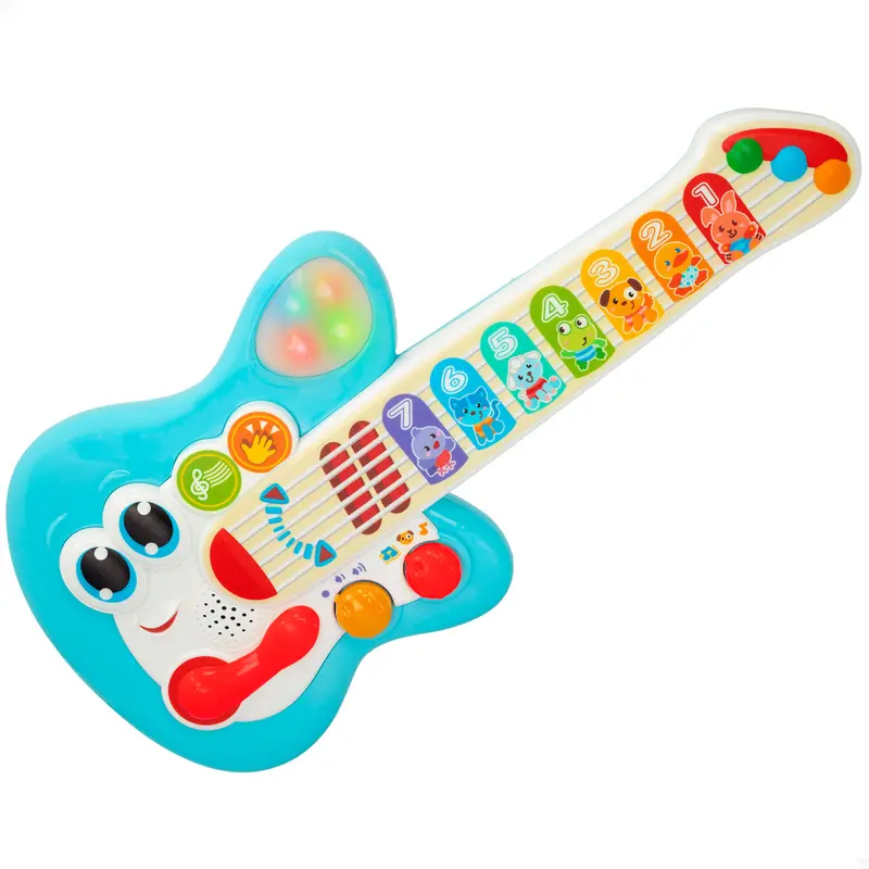 Winfun Guitarra bebé táctil con luz, sonido y melodías