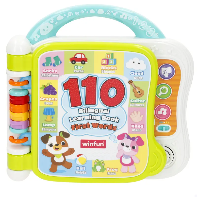 Winfun Libro aprendizaje primeras palabras español e inglés
