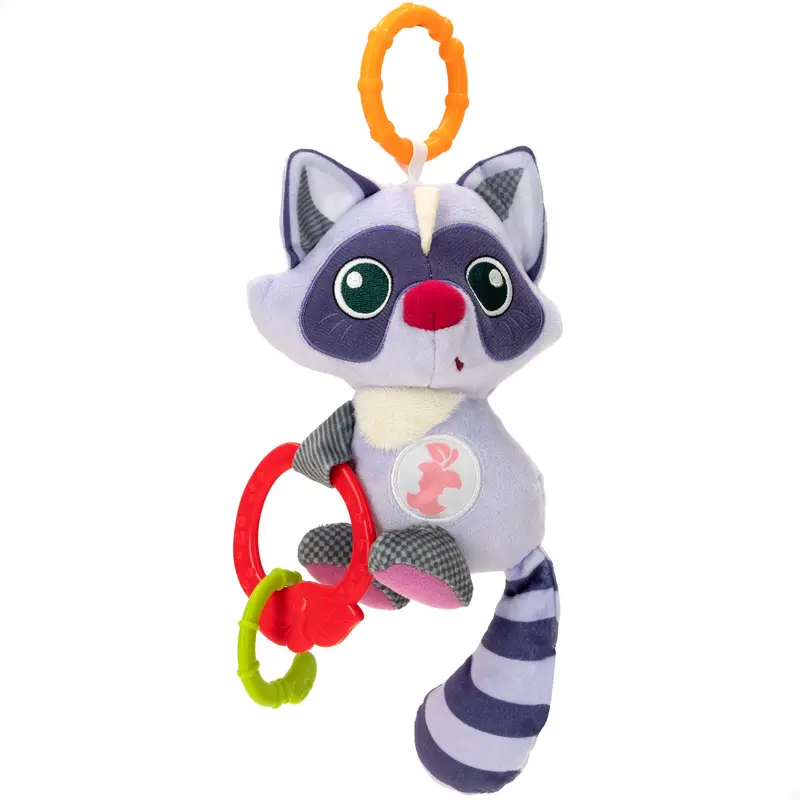 Winfun Peluche sonajero mapache