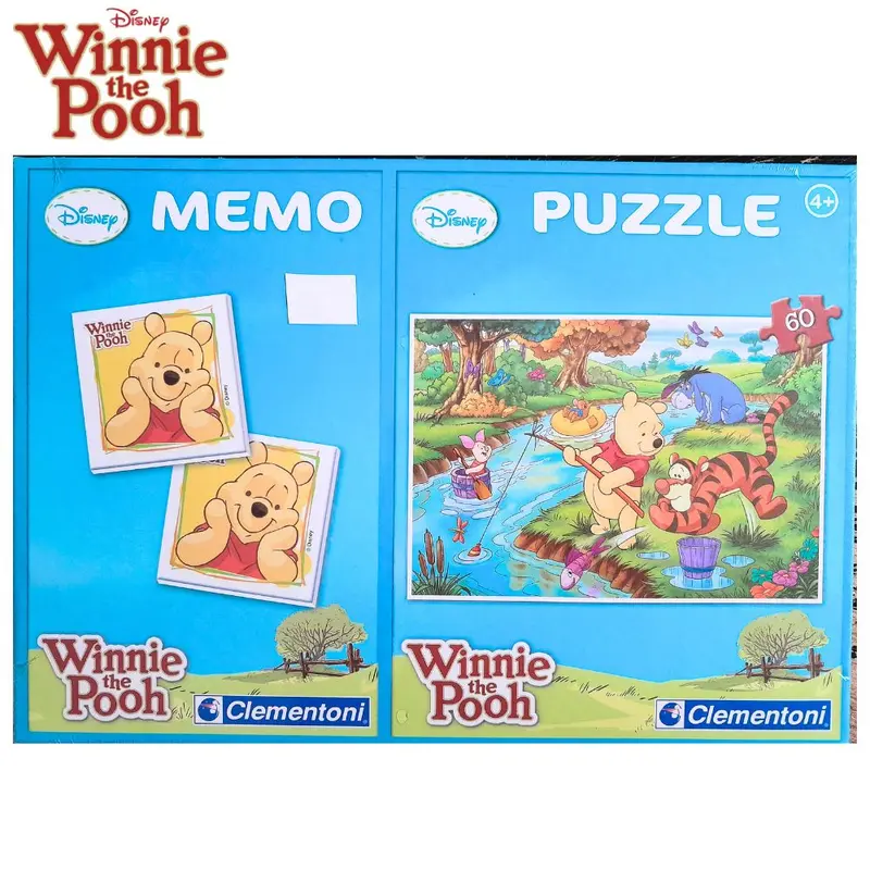 Winnie the Pooh puzzle 60 piezas y juego de memoria Disney
