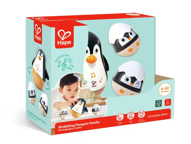 Wobbling Penguin Family