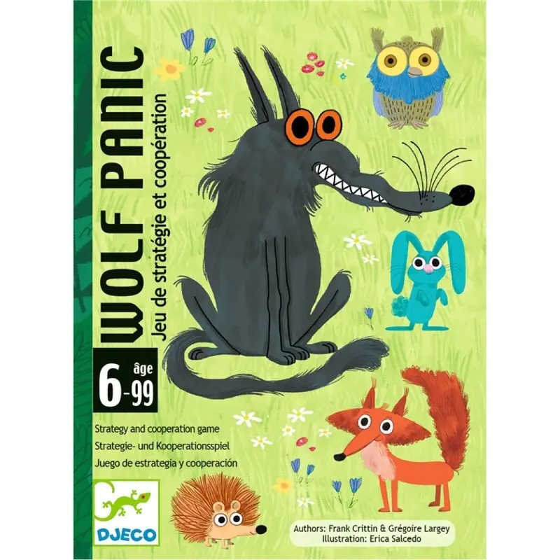 WolfPanic - Juego de estrategia y cooperación - Djeco