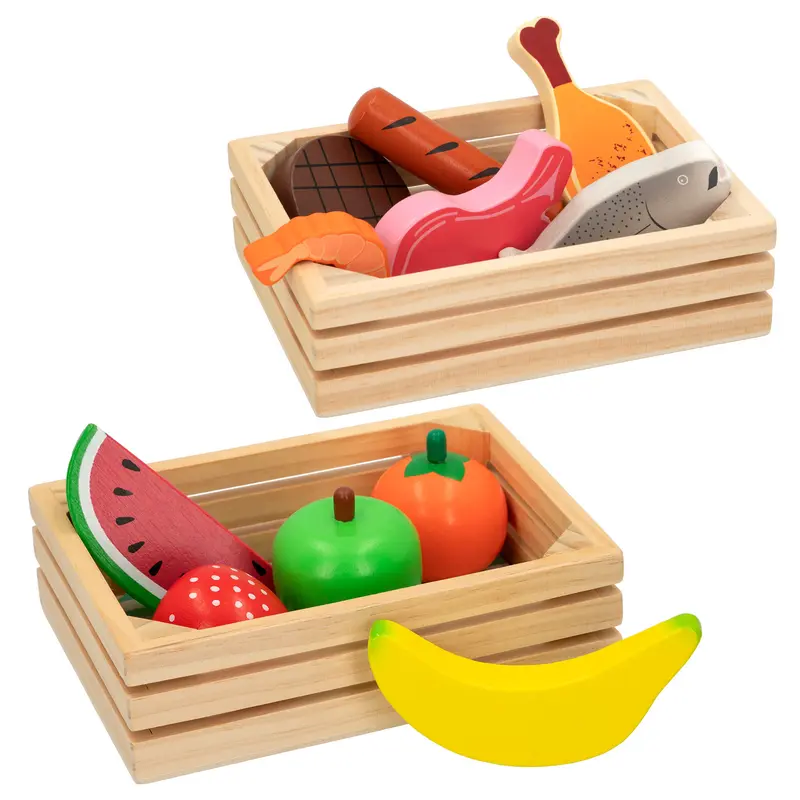 WOOMAX Cajas con alimentos de madera