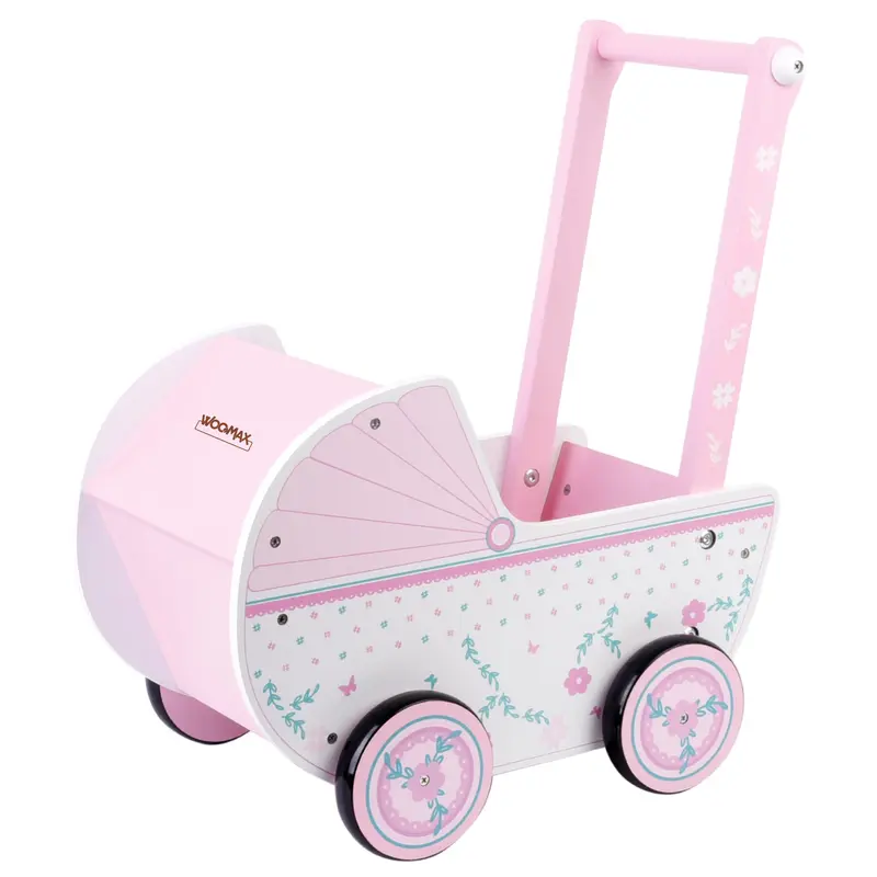 WOOMAX Carrito de muñecas madera