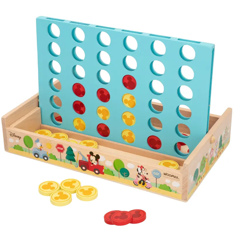 WOOMAX Disney Juego cuatro en raya madera