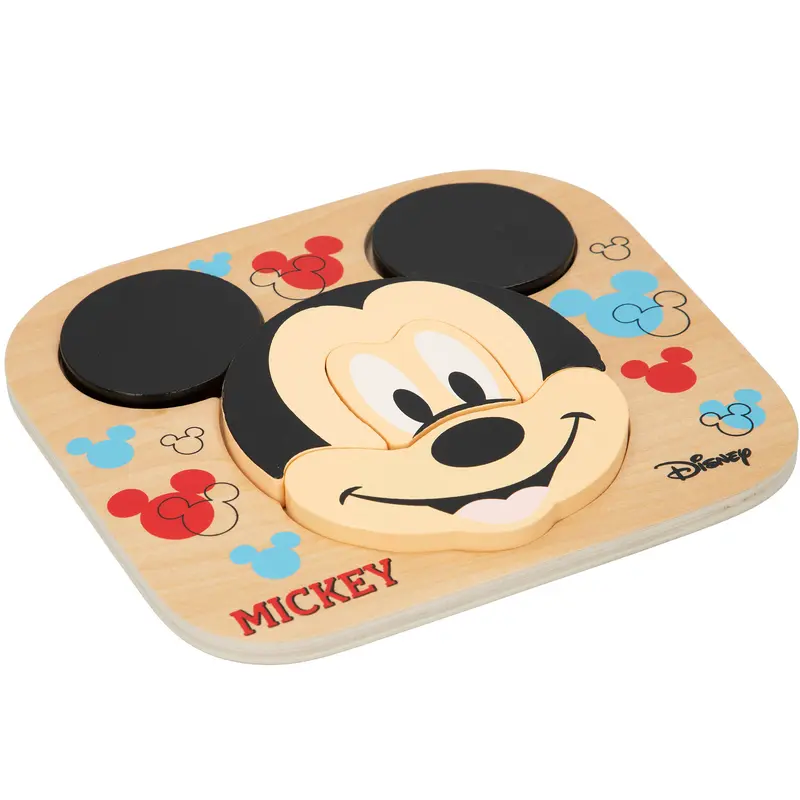 WOOMAX Disney Puzzle madera Mickey 6 piezas