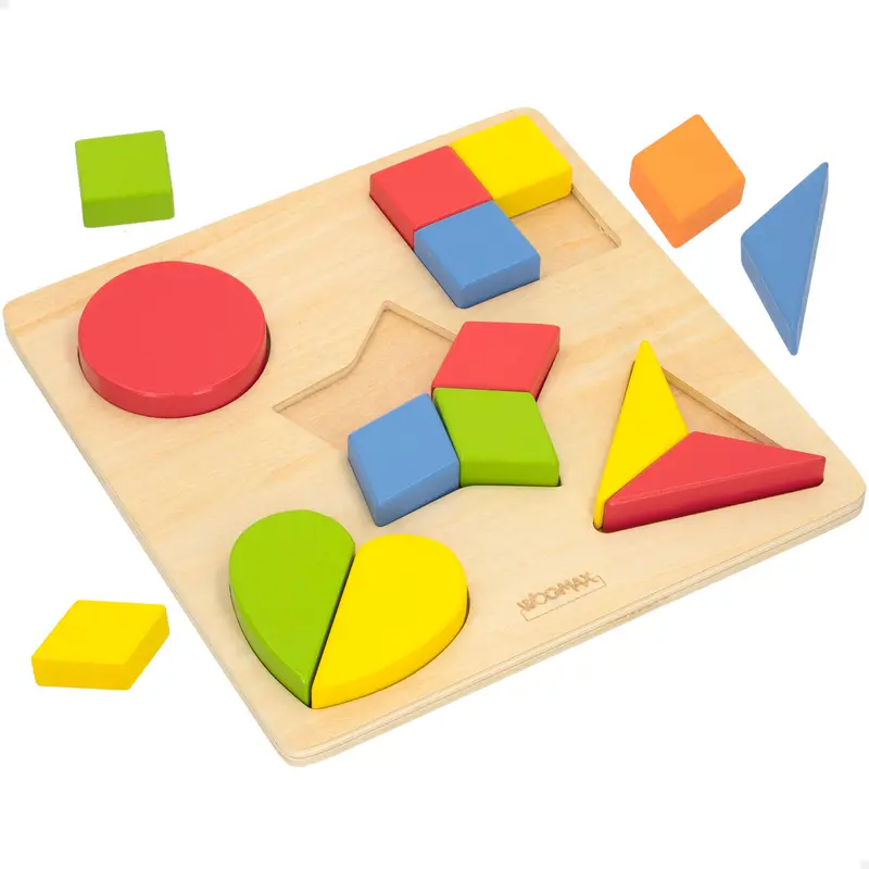 WOOMAX Puzzle de madera geométrico