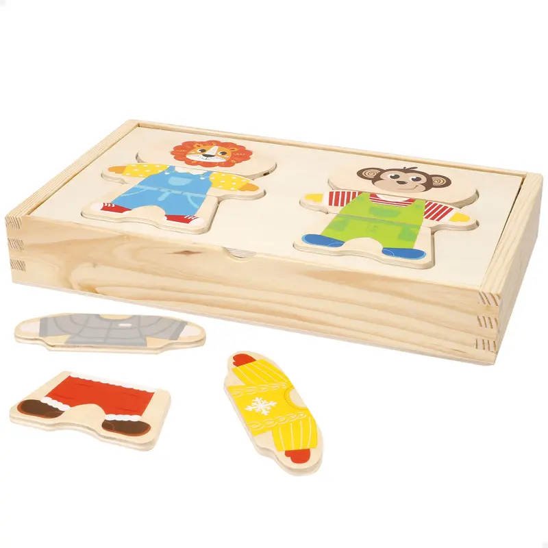 WOOMAX Zookabee Puzle madera animales partes combinables
