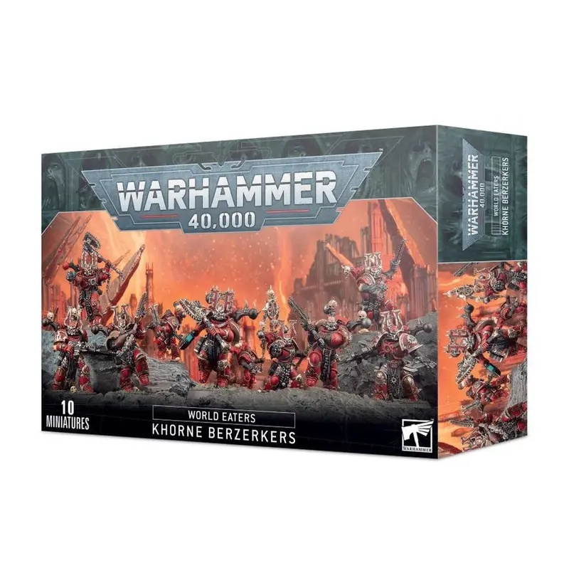 World Eaters Berserkers de Khorne Warhammer 40K | 10 Miniaturas 141 Componentes