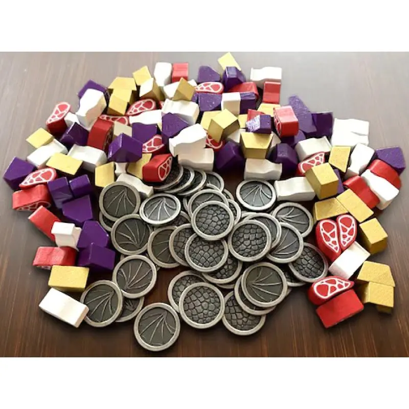 Wyrmspan - Upgrade Pack (Metal Coins & Wooden Resources)