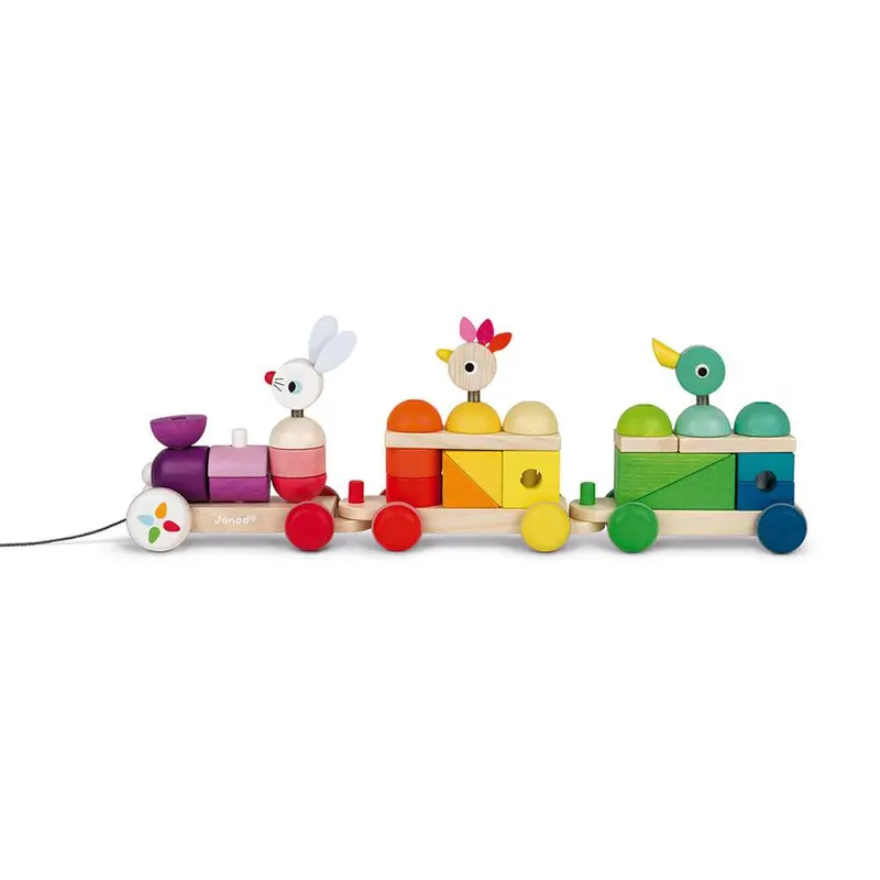 Zigolos tren gigante multicolor